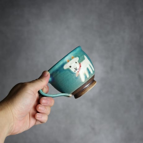 丸マグ ヤギ2 やちむん 陶器 atelier qucchane:7026039