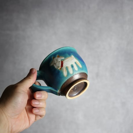 丸マグ ヤギ4 やちむん 陶器 atelier qucchane:7026039