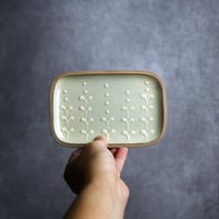 長角皿 小 ふたば やちむん 陶器 一翠窯:7021001