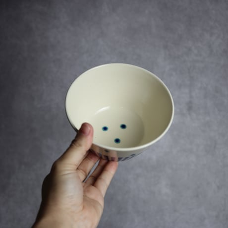 ボウル 呉須釉 ストライプ やちむん 陶器 高江洲陶磁器:7205014