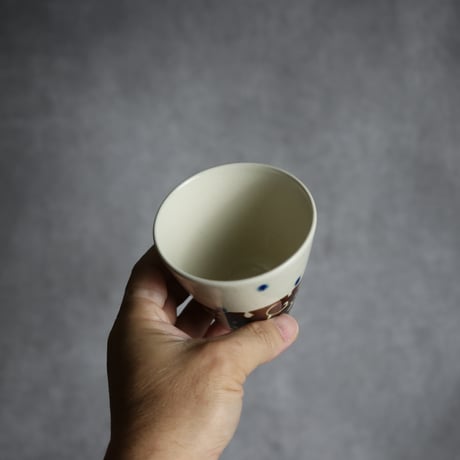 湯呑 飴釉 唐草 やちむん 陶器 高江洲陶磁器:7205036