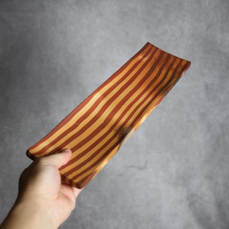 練り込み長皿2 やちむん 陶器 南蛮焼知念窯 :7209005