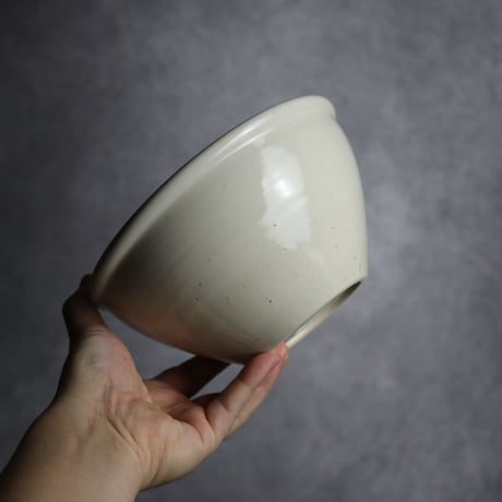 深ボウル 白 L やちむん 陶器 nayan:7202033