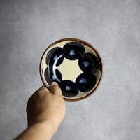 小鉢2 青丸紋 やちむん 陶器 エドメ陶房:7201001