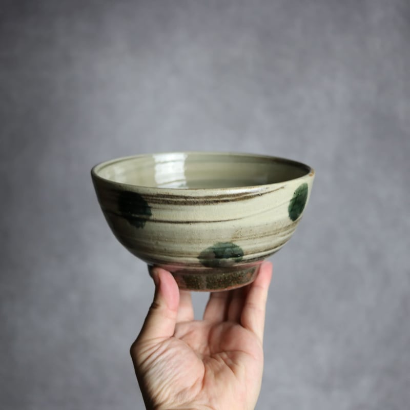 やちむん　5寸鉢　2点 5寸鉢S2 呉須釉 点打 刷毛目 やちむん 陶器 北窯 松田米司工房:7003035