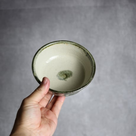 4寸安南鉢2 黒呉須釉 唐草 やちむん 陶器 榮一工房:7013155
