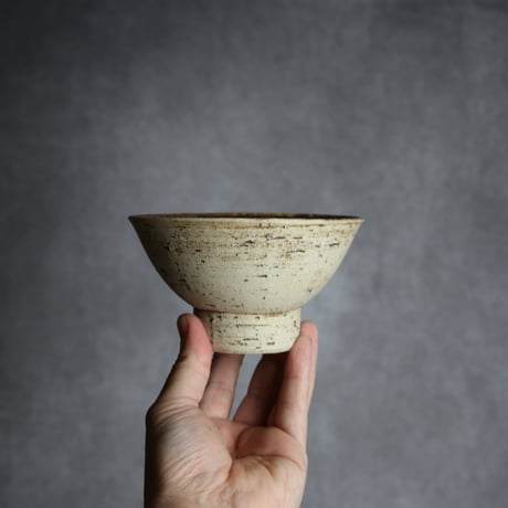 山水画の陶器椀 直径約40cm