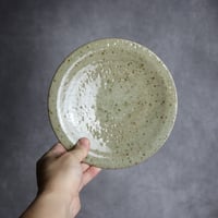 6寸皿2 灰釉 やちむん 陶器 仁陶器工房:7023005