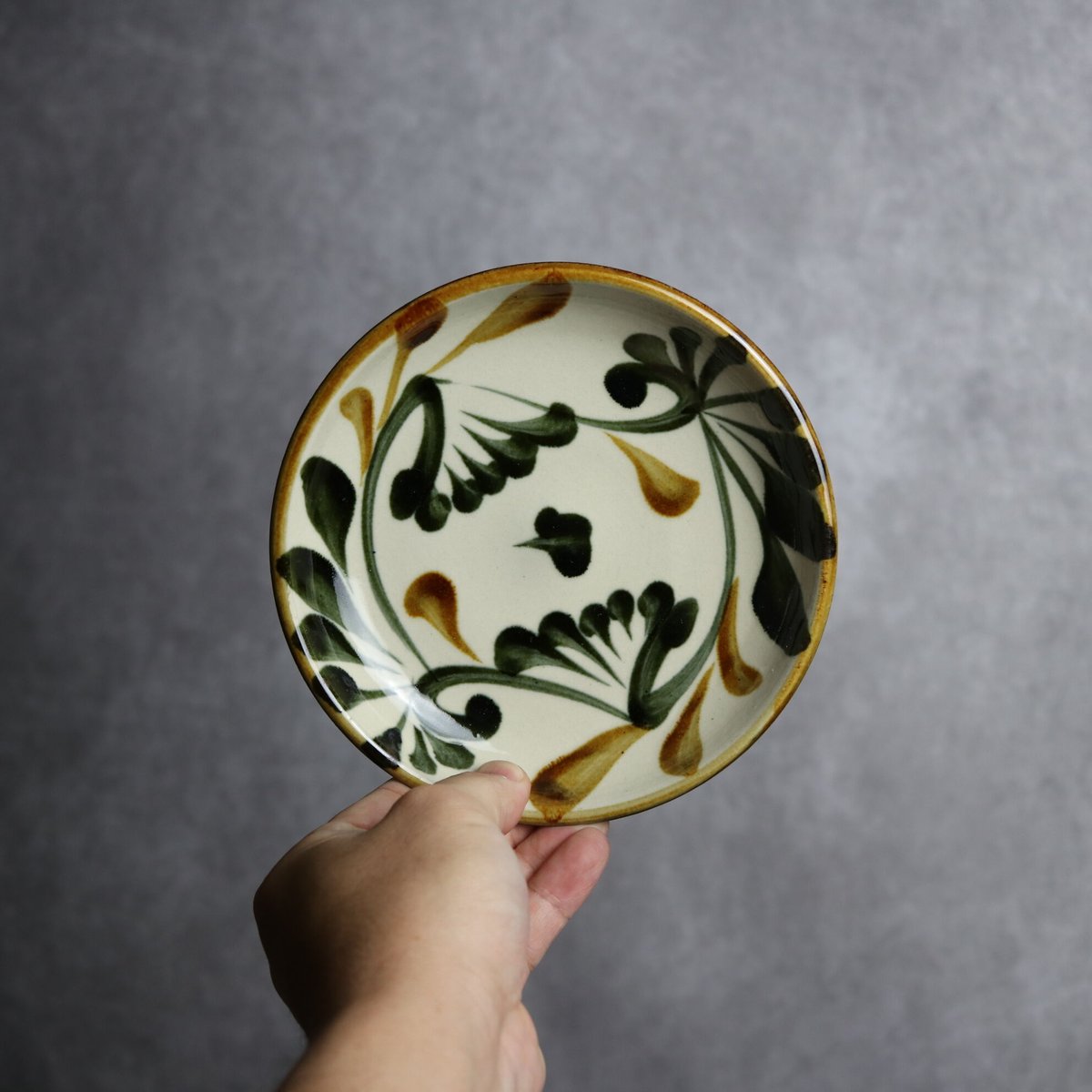 小嶋亜創　呉須絵皿 ５寸 小嶋亜創 呉須絵皿 5寸 小嶋亜創陶展 中皿 |