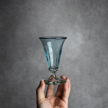 琉球ガラス ヴィンテージ食前酒グラス 水 工房glass32：7105022
