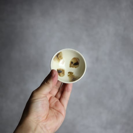 ぐい呑S1 飴釉 点打 やちむん 陶器 拓美窯:7203028