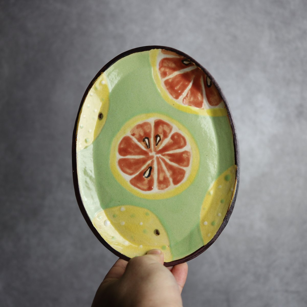 やちむん オーバル皿 セット アトリエクッチャネ カレー皿