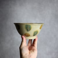 5寸マカイS1 三彩 点打 やちむん 陶器 北窯 松田米司工房:7003031