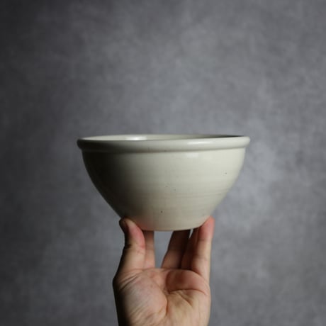 深ボウル 白 M やちむん 陶器 nayan:7202030