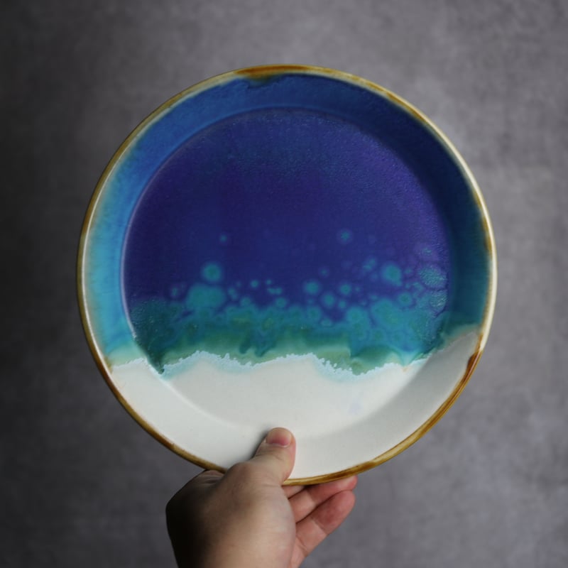 【最終価格】やちむん　沖縄　お皿　アトリエクッチャネ　ヤギ アトリエクッチャネ｜やちむん｜琉球民芸センター
