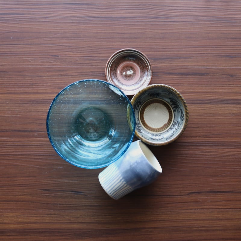 沖縄やちむん　真喜屋修　中鉢　2点セット【新品】 陶房眞喜屋 真喜屋修さんの器 | 器屋うらの