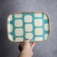 長角皿 大 ソーダ やちむん 陶器 一翠窯:7021003