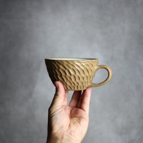 スープマグS1 ナッツ ブラウン やちむん 陶器 nagaremo:7008031