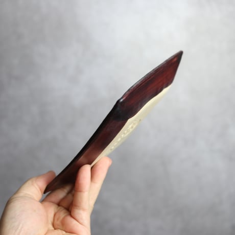 角皿C ヤマネコマングローブ やちむん 陶器 アトリエクッチャネ:7026017