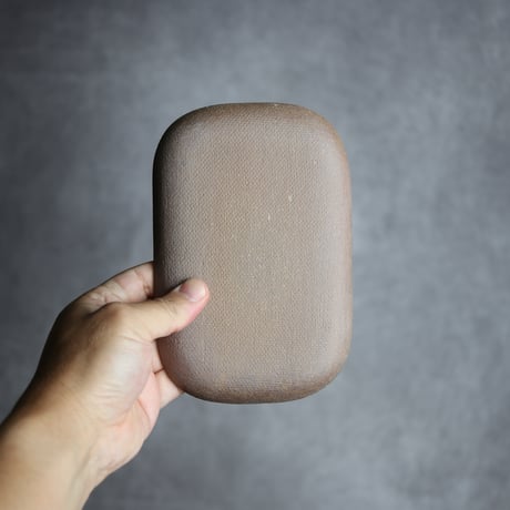 長角皿 小 格子 呉須 白 やちむん 陶器 一翠窯:7021001