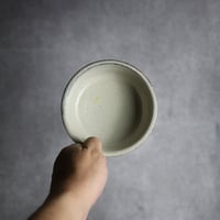 4寸安南鉢2 白釉 飛鉋 やちむん 陶器 榮一工房:7013155