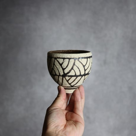 ロックカップ1 柄 やちむん 陶器 田村聡士 mano619:7018018