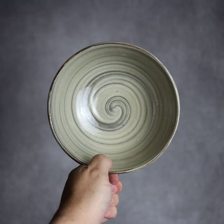 5寸鉢S3 呉須釉 点打 刷毛目 やちむん 陶器 北窯 松田米司工房:7003035