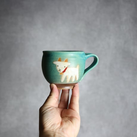 丸マグ ヤギ5 やちむん 陶器 atelier qucchane:7026039