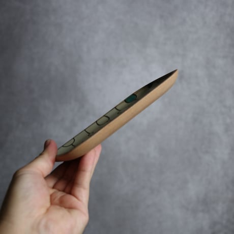 長角皿 小 赤絵 ボンボン やちむん 陶器 一翠窯:7021017