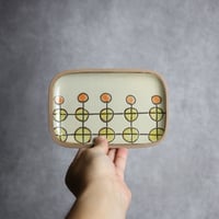 長角皿 小 赤絵 チェルシー やちむん 陶器 一翠窯:7021017