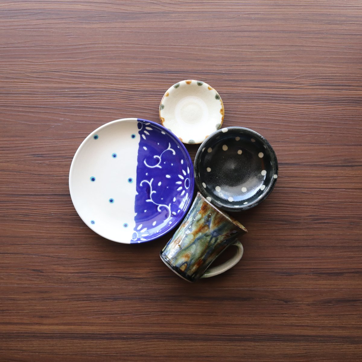 やちむんでゆったり おうちカフェセット18 | MADE IN OKINAWA｜沖縄