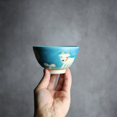 2客 マカイ（お茶碗） co シマシマポタリ 