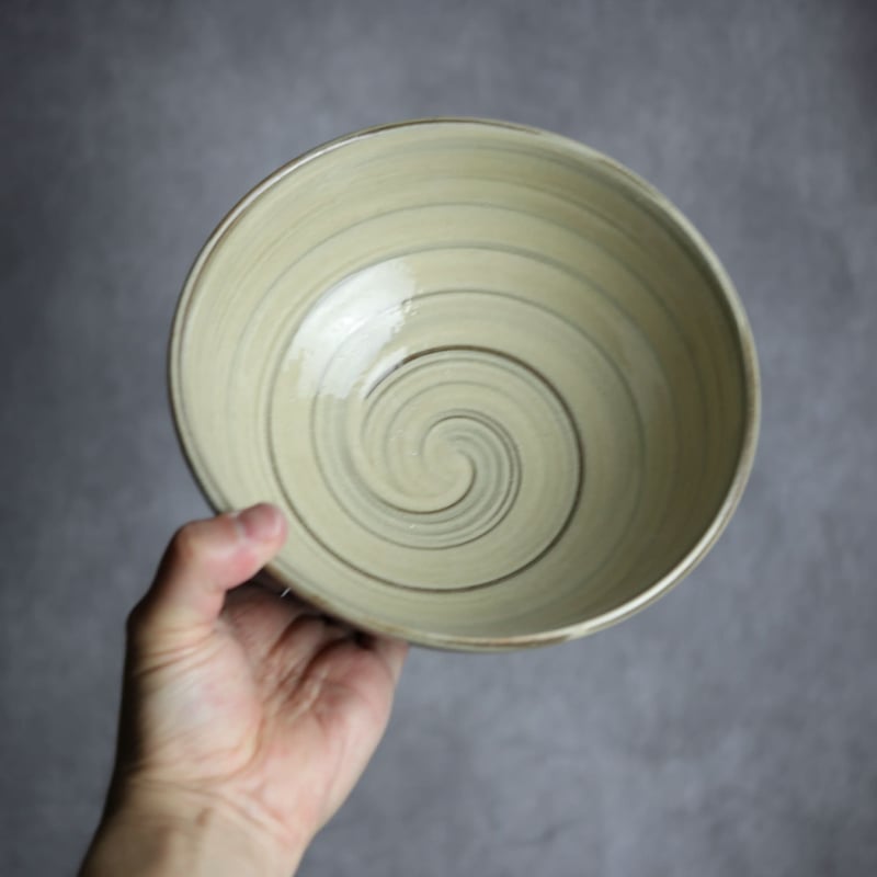 6寸鉢S2 呉須釉 点打 刷毛目 やちむん 陶器 北窯 松田米司工房:7003036
