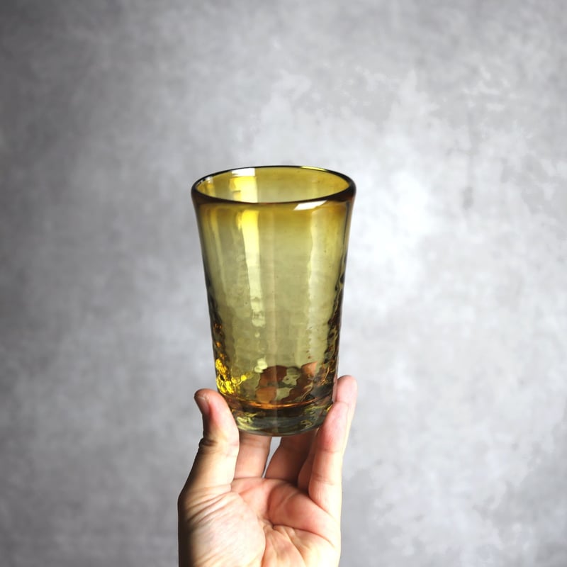 ノーマルグラス大 ブラウン 琉球ガラス ガラス工房 清天:7102039