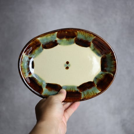 やちむん工房与那嶺 小皿3点セット やちむん工房与那嶺 小皿3点セット