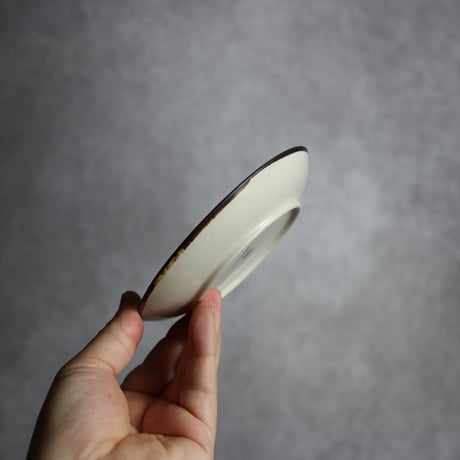 4寸皿 ヤンバルクイナパイン やちむん 陶器 アトリエクッチャネ:7026012