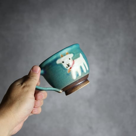 丸マグ ヤギ2 やちむん 陶器 atelier qucchane:7026039