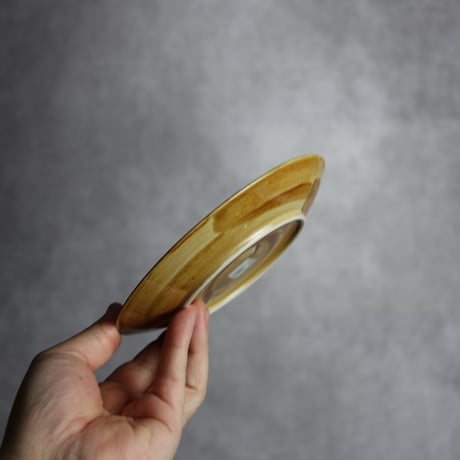 5寸皿 ラグーン やちむん 陶器 アトリエクッチャネ:7026010