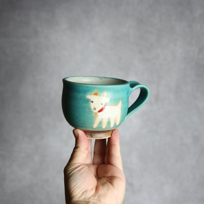 丸マグ ヤギ6 やちむん 陶器 atelier qucchane:7026039 | MADE