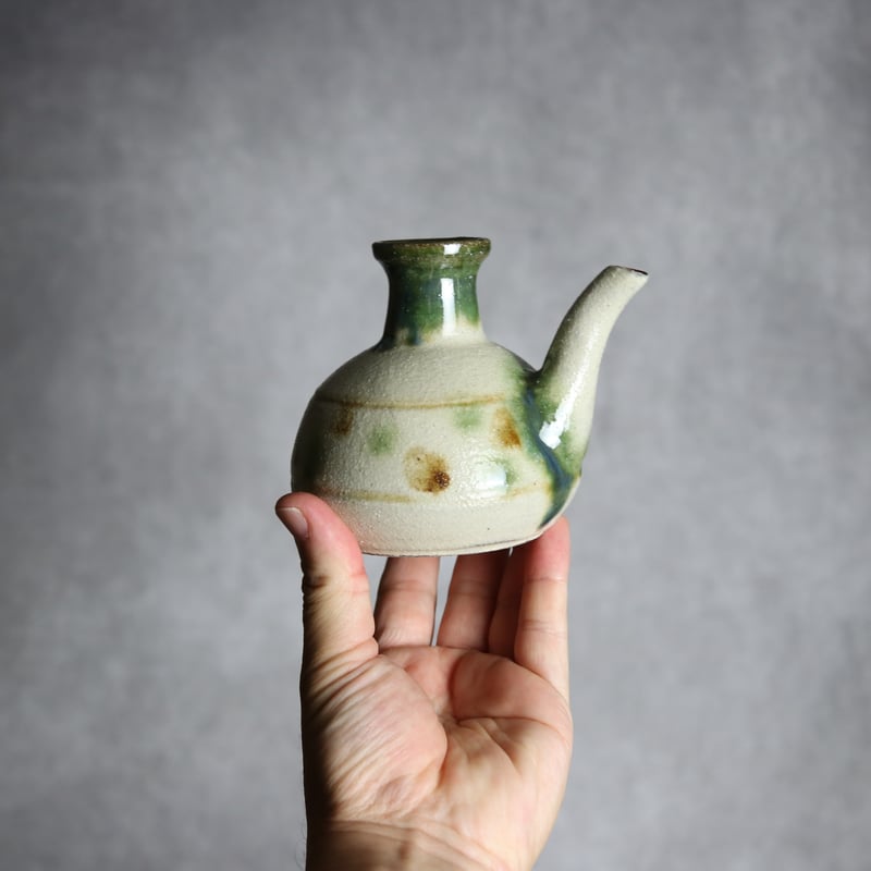 やちむん カラカラ1合② 三彩 点打 やちむん 陶器 榮一工房:7013091 | MADE IN OK