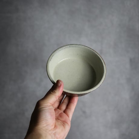 4寸安南鉢1 白釉 飛鉋 やちむん 陶器 榮一工房:7013155