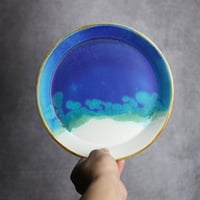 大皿A ラグーン やちむん 陶器 アトリエクッチャネ:7026003