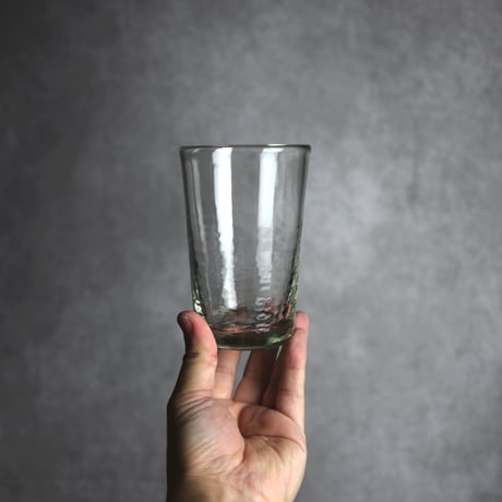 ノーマルグラス 大 クリア 琉球ガラス 工房清天　7102037