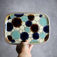 長角皿 大 カサブランカ やちむん 陶器 一翠窯:7021003