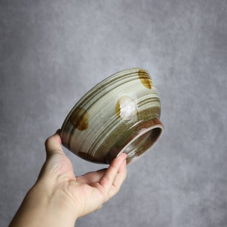 5寸鉢1 飴釉 点打 やちむん 陶器 北窯 松田米司工房:7003035
