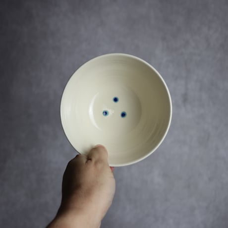 ボウル 呉須釉 唐草 やちむん 陶器 高江洲陶磁器:7205014