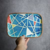 長角皿 大 トニー やちむん 陶器 一翠窯:7021003