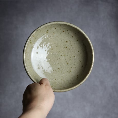 平鉢中2 灰釉 やちむん 陶器 仁陶器工房:7023025