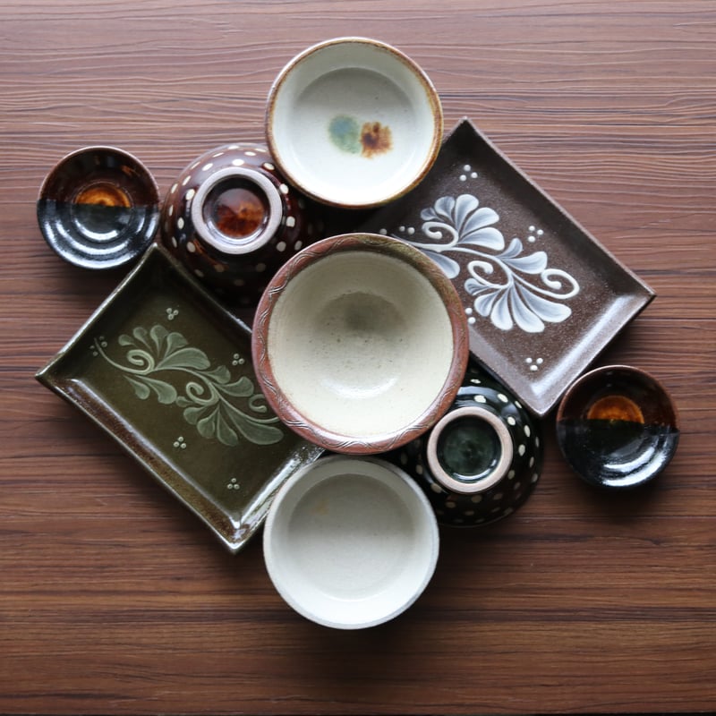 ふたりで楽しむ やちむんおうちごはんセット37 | MADE IN OKINAWA