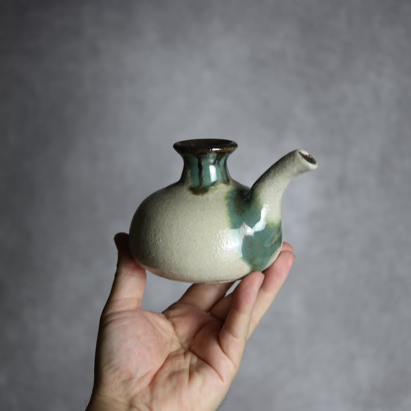 カラカラ1合1 緑釉 やちむん 陶器 榮一工房:7013091 | MADE IN OKINA